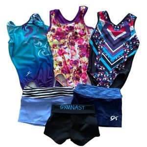 Girls gymnastics Leo pack size YS & YM